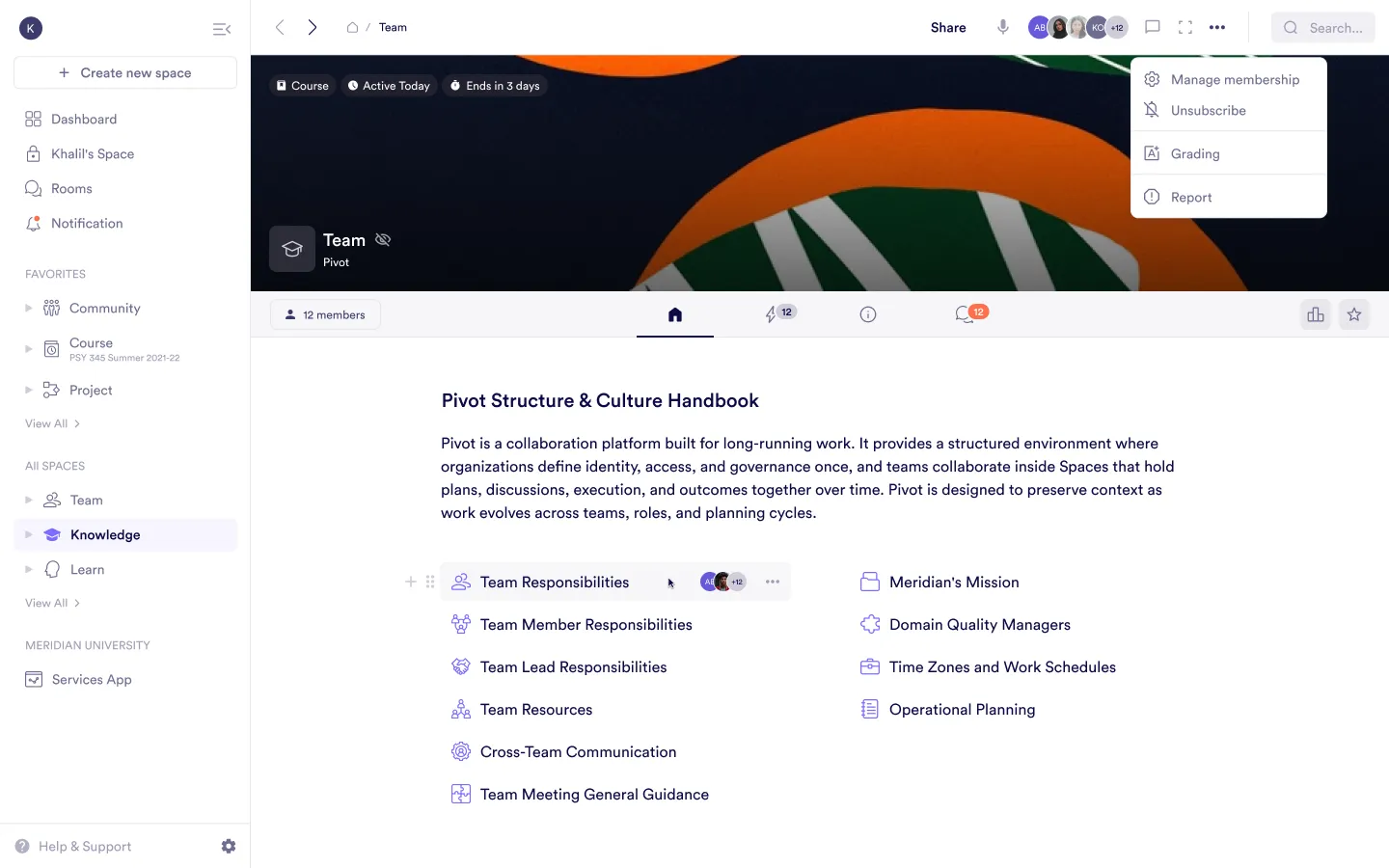 Block presence indicators
