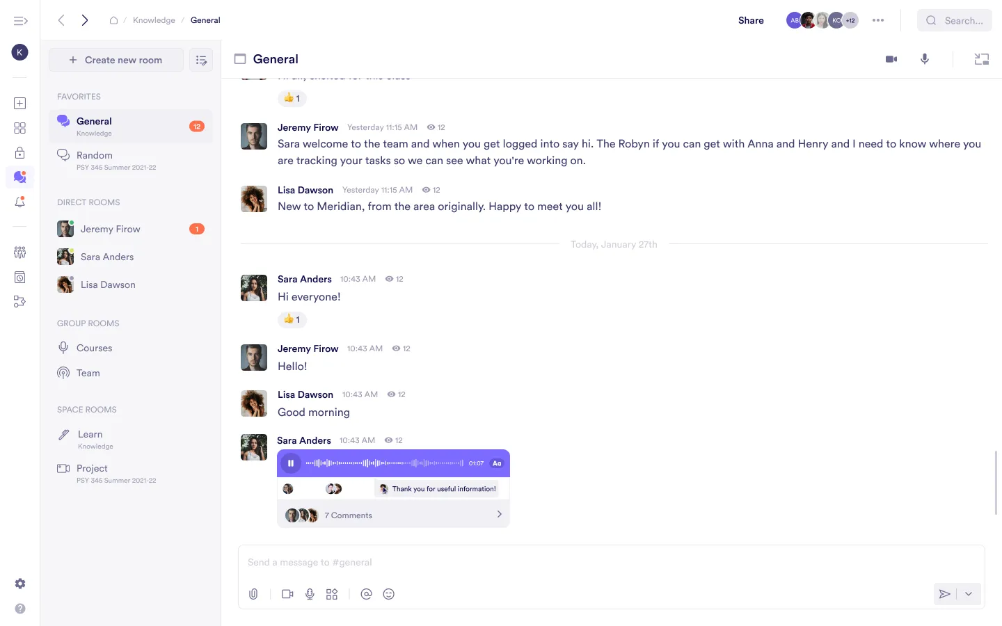 Presence status colors